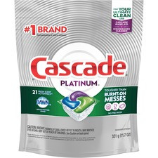 Cascade Platinum ActionPacs Detergent - 105 / Carton - Multi