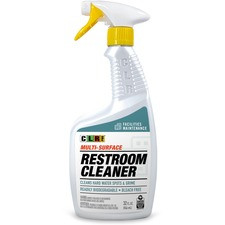 Jelmar Industrial-Strength Bath Daily Cleaner - Spray - 32 fl oz (1 quart) - 6 / Carton - Clear