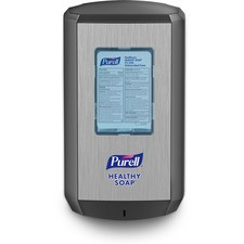 PURELL CS6 Soap Dispenser - Automatic - 1.27 quart Capacity - Support 4 x C Battery - Site Window, Wall Mountable, Durable - Gray - 2 / Carton