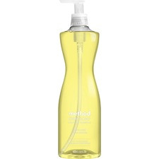 Method Dish Soap - 18 fl oz (0.6 quart) - Lemon Scent - 1 Each - Light Yellow