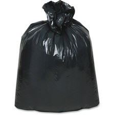 Webster Reclaim Heavy-Duty Recycled Can Liners - Small Size - 16 gal - 24" Width x 33" Length - 0.75 mil (19 Micron) Thickness - Black - Resin - 500/Carton