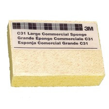 3M Cellulose Sponge - 1.6" Height x 6" Width x 4.3" Length x 1.6" Thickness - 1Each - Cellulose - Beige