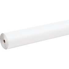 Pacon Antimicrobial Paper Rolls - School, Drawing, Banner, Display, Office, Restaurant, Sketching - 48"Width x 200 ftLength - 1 Roll - White - Paper