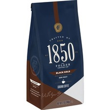 Folgers Ground 1850 Black Gold Coffee - Dark - 12 oz - 1 Each