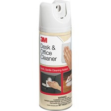 3M Desk/Office Cleaner Spray - Spray, Aerosol - 15 fl oz (0.5 quart) - 12 / Carton