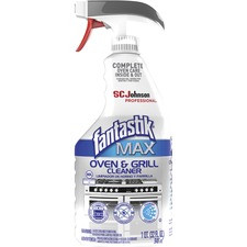 fantastik Max Oven & Grill Cleaner - Foam Spray - 32 fl oz (1 quart) - 1 Each - White