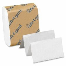 Safe-T-Gard Door Tissue Dispenser Refill - 4" x 10" - White - 200 Per Pack - 40 / Carton