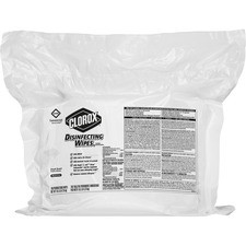 CloroxPro Disinfecting Wipes - Wipe - Fresh Scent - 7" Width x 7" Length - 700 / Pack - 1 Each - White