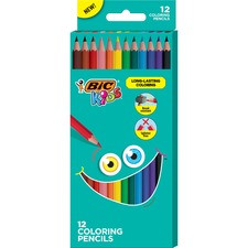 BIC Kids Coloring Pencils - Multi Lead - 12 / Pack