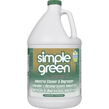 Simple Green Industrial Cleaner/Degreaser - Concentrate Liquid - 128 fl oz (4 quart) - Original Scent - 6 / Carton - White