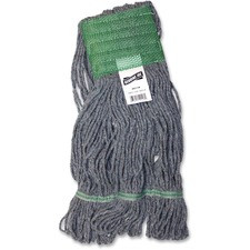 Genuine Joe GJO20116, 5" Headband Earth Mop Refill, 1 Each, Blue - Polyester