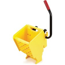 Rubbermaid Commercial WaveBrake Side Press Wringer - 13.4" Width x 15.8" Depth x 31.1" Height - 2 / Carton - Yellow - Steel