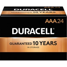 Duracell Coppertop Alkaline AAA Battery - MN2400 - For Multipurpose - AAA - 24 / Box