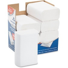Georgia-Pacific Professional Series Premium Multifold Paper Towels - 1 Ply - 9.20" x 9.40" - White - Absorbent, Strong, Multi-fold, Perforated - For Hand - 250 Per Pack - 8 / Carton