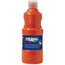 Prang Liquid Tempera Paint - 16 fl oz - 1 Each - Orange