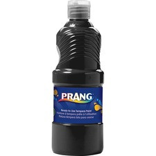 Prang Liquid Tempera Paint - 16 oz - 1 Each - Black