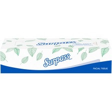 Surpass Facial Tissue - 2 Ply - 8" x 8.30" - White - Soft, Strong - For Face - 125 Per Box - 60 / Carton