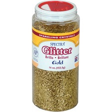 Spectra Glitter Sparkling Crystals - 16 oz - 1 Each - Gold