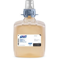 PURELL CS4 Health Soap Antimicrobial Foam - 42.3 fl oz (1250 mL) - Kill Germs, Bacteria Remover - Hand, Hospital, Healthcare, Skin - Non-irritating, Dye-free, Fragrance-free, Rich Lather - 3 / Carton
