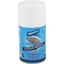 Impact Products Air Freshener Metered Aerosol 7.0 oz Ocean Breeze - Aerosol - 6000 ft - 7 oz - Ocean Breeze - 30 Day - 1 Each - CFC-free, HCFC-free, Residue-free