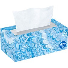 Kleenex trusted care Tissues - 2 Ply - 8.40" x 8.50" - White - Soft, Absorbent, Thick, Strong - For Face, Home - 160 Per Box - 12 / Carton