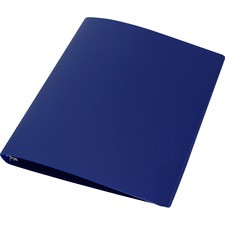 Samsill 1" Round Ring Poly Binder - 1" Binder Capacity - Letter - 8 1/2" x 11" Sheet Size - 3 x Round Ring Fastener(s) - Poly - Blue - 8 oz - Lightweight, Stain Resistant - 1 Each