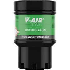 Vectair Systems V-Air MVP Dispenser Fragrance Refill - Spray - 6000 ft - Cucumber Melon - 60 Day - 6 / Carton - Odor Neutralizer