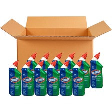 Clorox Commercial Solutions Manual Toilet Bowl Cleaner with Bleach - Gel - 24 fl oz (0.8 quart) - Fresh Scent - 12 / Carton