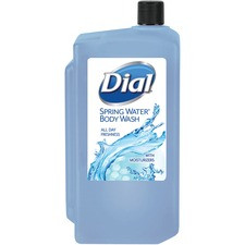 Dial Spring Body Wash Dispenser Refill - Spring Water Scent - 33.8 fl oz (1000 mL) - Bacteria Remover - Body - Residue-free - 1 Each