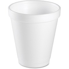 Dart Small Drink Cup - 8 fl oz - 25 / Bag - White - Foam - Tea, Coffee, Juice, Soft Drink, Hot Drink, Cold Drink, Cappuccino, Hot Chocolate