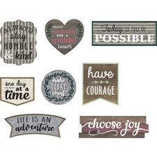 Teacher Created Resources Clingy Positive Accents - 11 x Shape Shape - Residue-free - Assorted - 1 / Pack