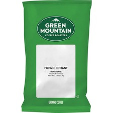 Green Mountain Coffee Roasters Ground French Roast - Dark/Bold - 2.2 oz Per Pack - 50 / Carton