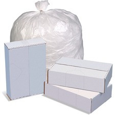 Special Buy High Density Can Liners - 45 gal - 40" Width x 46" Length x 0.43 mil (11 Micron) Thickness - Natural - Resin - 250/Carton - 25 Per Roll - Waste Disposal