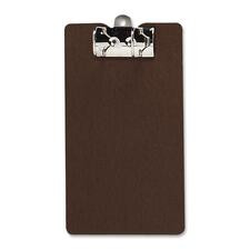 Saunders Lock-O-Matic Legal Archboard - 2.50" Clip Capacity - 9" x 17 1/2" - Hardboard - Brown - 1 Each