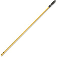 Rubbermaid Commercial Hygen Quick Connect Mop Handle - 58" Length - Yellow - 6 / Carton
