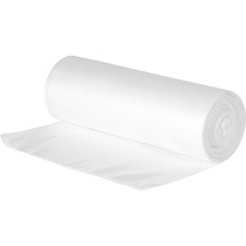 Genuine Joe Heavy-duty Trash Can Liners - 60 gal - 39" Width x 58" Length x 2.50 mil (63 Micron) Thickness - Clear - 50/Carton - Waste Disposal, Debris, Office Waste, Food Waste