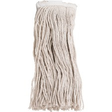 Genuine Joe GJO48260, Cotton Blend Mop Refill, 1 Each, Natural - Rayon, Cotton, Polyester - Natural