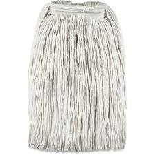 Genuine Joe GJO48259, Cotton Blend Mop Refill, 1 Each, Natural - Rayon, Cotton, Polyester - Natural