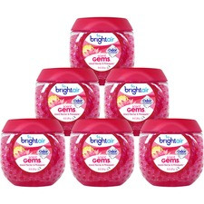 Bright Air Scent Gems Odor Eliminator - Gel - 10 fl oz (0.3 quart) - Nectar, Pineapple - 45 Day - 6 / Carton