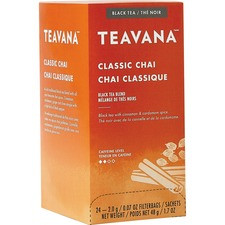 Teavana Classic Chai Black Tea Bag - 1.7 oz - 24 / Box