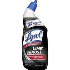 Lysol Lime/Rust Toilet Bowl Cleaner - Liquid - 24 fl oz (0.8 quart) - 9 / Carton - Blue