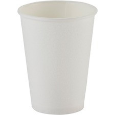 Dixie PerfecTouch Insulated Paper Hot Cups - 50 / Pack - 12 fl oz - 20 / Carton - White - Paper - Beverage, Hot Drink