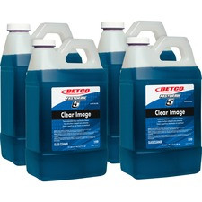 Betco Clear Image Concentrated Glass Cleaner - Concentrate Liquid - 67.6 fl oz (2.1 quart) - 4 / Carton - Blue