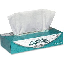 Angel Soft Professional Series Premium Facial Tissue by GP Pro (Georgia-Pacific) - Flat box - 2 Ply - 8.80" x 7.60" - White - Soft, Absorbent - 100 Per Box - 100 / Box