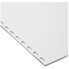 GBC CombBind 19-Hole Punched Inkjet, Laser Binder Paper - White - 96 Brightness - Letter - 8 1/2" x 11" - 20 lb Basis Weight - 500 / Pack - Pre-punched