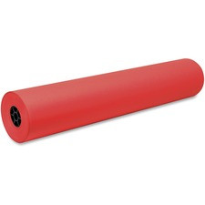 Decorol Flame-Retardant Art Paper Roll - Art, Classroom, Office, Banner, Bulletin Board - 7"Height x 36"Width x 1000 ftLength - 1 / Roll - Festive Red - Sulphite