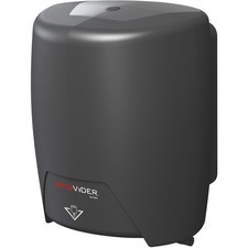 Wisconsin Center Pull Towel Dispenser - Center Pull Dispenser - 12.4" Height x 10.2" Width x 10" Depth - Translucent Smoke - Adjustable Nozzle, Refillable - 1 / Carton