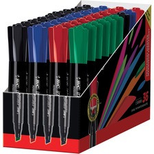 BIC Intensity Permanent Markers - Chisel Marker Point Style - Assorted - 36 / Pack
