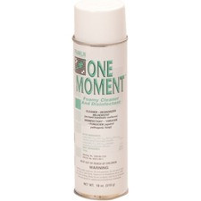 Franklin Cleaning 1 Moment Foamy Cleaner/Disinfectant - Ready-To-Use Aerosol, Spray - 18 fl oz (0.6 quart) - Citrus Scent - 12 / Carton - Clear