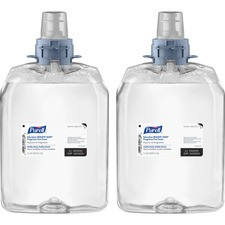 PURELL FMX-20 Education Fragrance Free Foam Soap - Fresh Fruit Scent - 67.6 fl oz (2 L) - Dirt Remover, Kill Germs - Skin, School - Clear - Fragrance-free, Dye-free, Bio-based - 2 / Carton